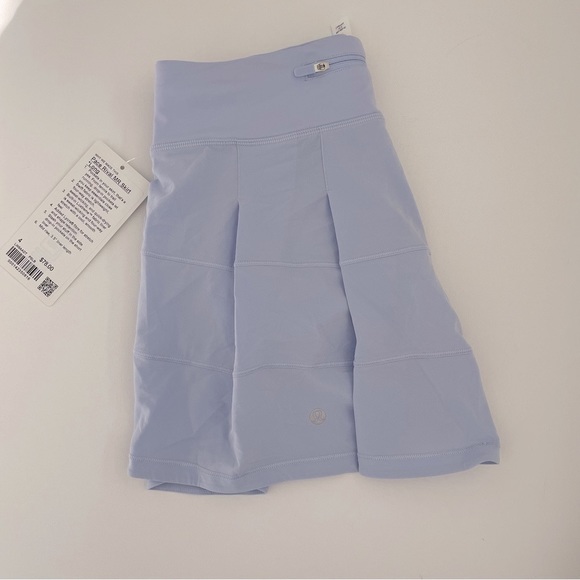 Lululemon Pace Rival Mid-Rise Skirt *Long Pastel Blue Size 4 - Picture 3 of 10